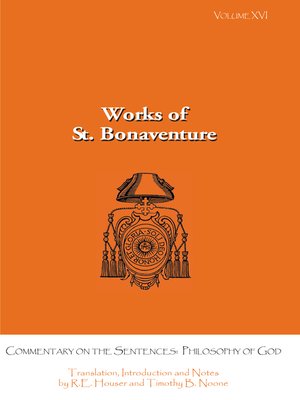 cover image of Commentary on the Sentences